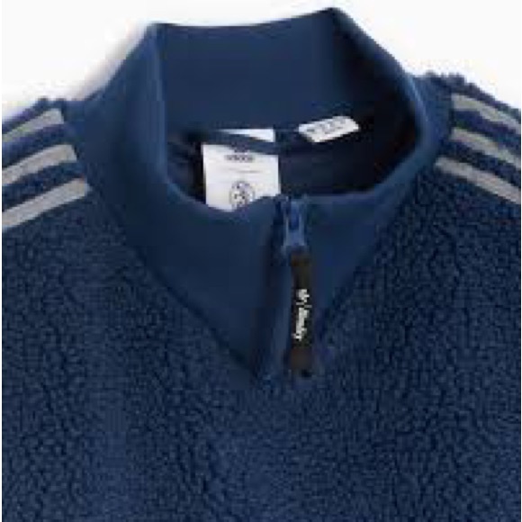 Adidas Blondey Sherpa Originals Sweatshirt Men’s Size Small - Picture 4 of 7